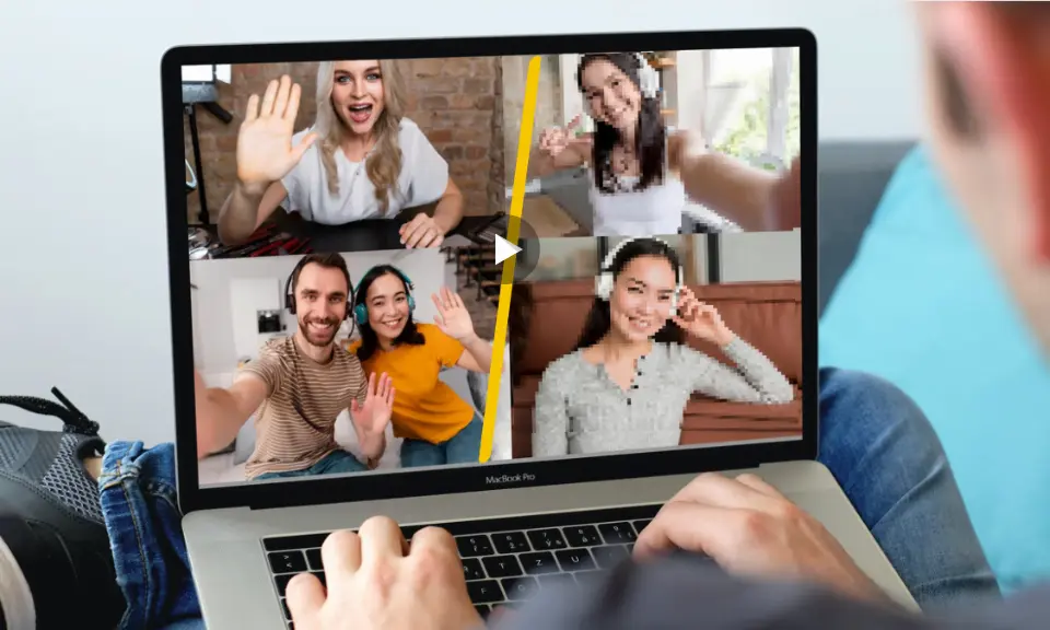 enhance recorded video call